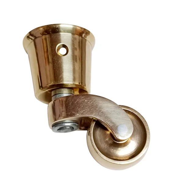 38mm Round Brass Castor